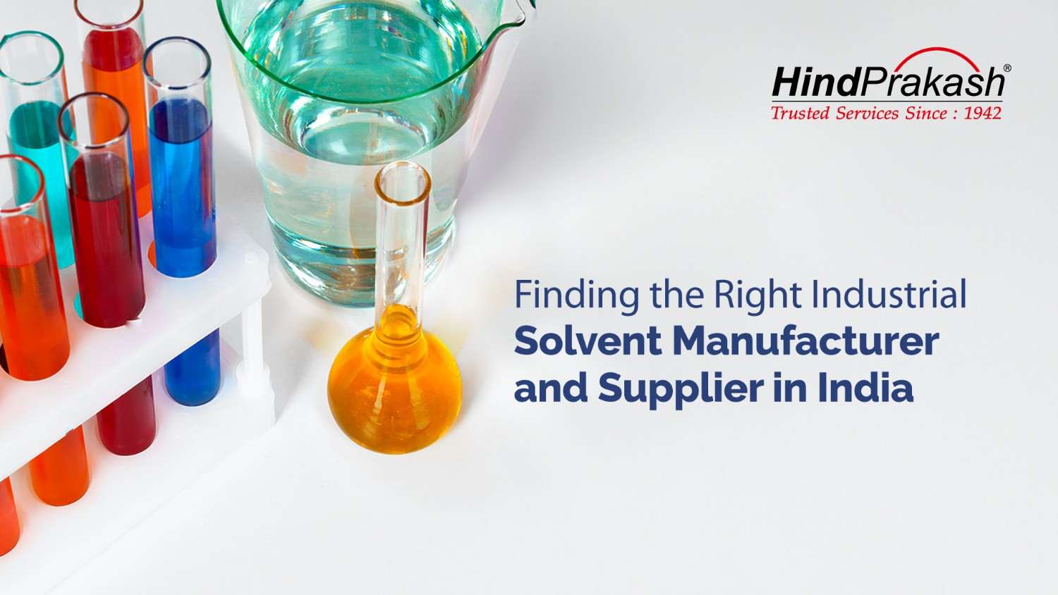 Finding the Right Industrial Solvent Manufacturer and Supplier in India
